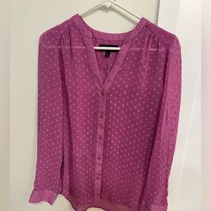 Fuchsia Banana Republic Top